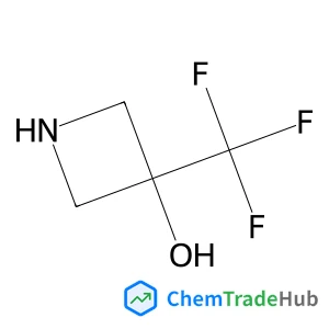 3-(Trifluoromethyl)-3-azetidinol structure