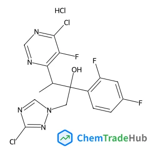 3-(6-Chloro-5-fluoropyrimidin-4-YL)-2-(2,4-difluorophenyl)-1-(3-chloro-1H-1,2,4-triazol-1-YL)butan-2-OL hydrochloride