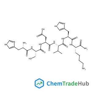L-Histidyl-L-seryl-L-alpha-aspartyl-L-valyl-L-histidyl-L-lysinamide