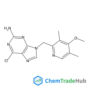 6-Chloro-9-[(4-methoxy-3,5-dimethyl-2-pyridinyl)methyl]-9H-purin-2-amine