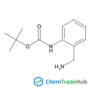 2-Methyl-2-propanyl [2-(aminomethyl)phenyl]carbamate