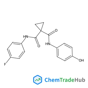 N-(4-Fluorophenyl)-N'-(4-hydroxyphenyl)-1,1-cyclopropanedicarboxamide