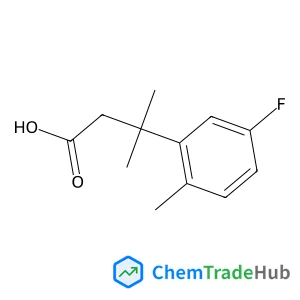 3-(5-Fluoro-2-methylphenyl)-3-methylbutanoic acid