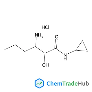 (3S)-3-Amino-N-cyclopropyl-2-hydroxyhexanamide hydrochloride (1:1)
