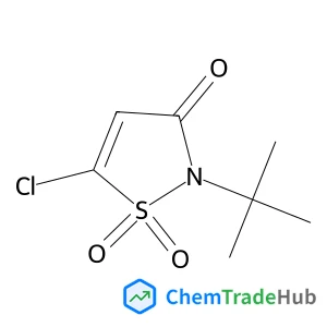 5-Chloro-2-(2-methyl-2-propanyl)-1,2-thiazol-3(2H)-one 1,1-dioxide