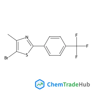 5-Bromo-4-methyl-2-[4-(trifluoromethyl)phenyl]-1,3-thiazole