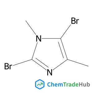 2,5-Dibromo-1,4-dimethyl-1H-imidazole structure
