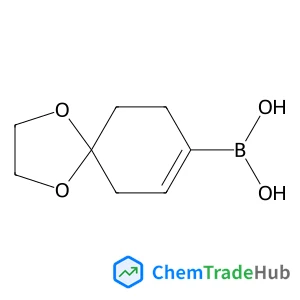 1,4-Dioxaspiro[4.5]dec-7-en-8-ylboronic acid structure