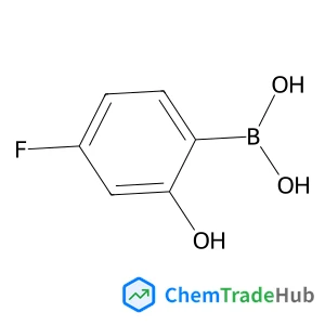 (4-Fluoro-2-hydroxyphenyl)boronic acid structure (4-Fluoro-2-hydroxyphenyl)boronic acid structure