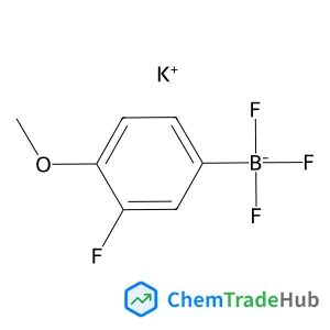Potassium trifluoro(3-fluoro-4-methoxyphenyl)borate(1-)