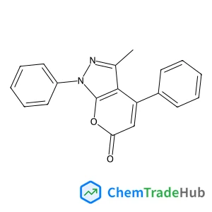 3-methyl-1,4-diphenylpyrano[2,3-c]pyrazol-6(1H)-one