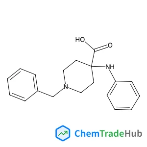 4-Anilino-1-benzyl-4-piperidinecarboxylic acid