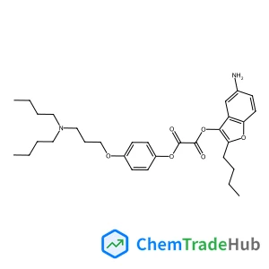 5-Amino-2-butylbenzofuran-3-yl (4-(3-(dibutyl-amino)propoxy)phenyl) oxalate