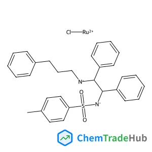 Chloro[N-[(1S,2S)-1,2-diphenyl-2-[(R)-[3-(η6-phenyl)propyl]amino-κN]ethyl]-4-methylbenzenesulfonamidato-κN]ruthenium StereoisomerC30 H31ClN2O2RuS