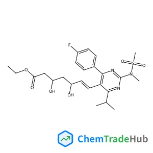 Ethyl (3R,5S,6E)-7-{4-(4-fluorophenyl)-6-isopropyl-2-[methyl(methylsulfonyl)amino]-5-pyrimidinyl}-3,5-dihydroxy-6-heptenoate