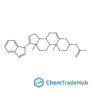 (3beta)-17-(1H-Benzimidazol-1-yl)androsta-5,16-dien-3-yl acetate