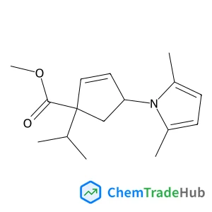 Methyl (1S,4S)-4-(2,5-dimethyl-1H-pyrrol-1-yl)-1-isopropyl-2-cyclopentene-1-carboxylate