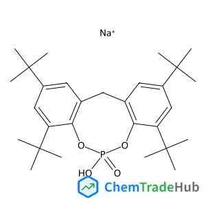 Sodium 2,4,8,10-tetrakis(2-methyl-2-propanyl)-12H-dibenzo[d,g][1,3,2]dioxaphosphocin-6-olate 6-oxide
