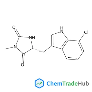 (5R)-5-[(7-Chloro-1H-indol-3-yl)methyl]-3-methyl-2,4-imidazolidinedione