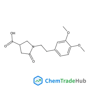1-[2-(3,4-Dimethoxyphenyl)ethyl]-5-oxopyrrolidine-3-carboxylic acid