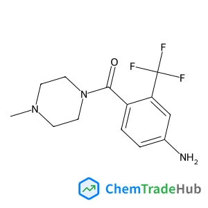 [4-Amino-2-(trifluoromethyl)phenyl](4-methyl-1-piperazinyl)methanone