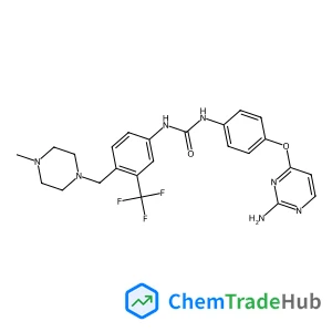 1-{4-[(2-Amino-4-pyrimidinyl)oxy]phenyl}-3-{4-[(4-methyl-1-piperazinyl)methyl]-3-(trifluoromethyl)phenyl}urea