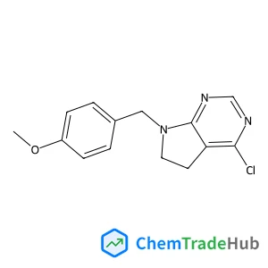 4-Chloro-7-(4-methoxybenzyl)-6,7-dihydro-5H-pyrrolo[2,3-d]pyrimidine