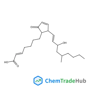 (E)-7-[2-[(E)-3-hydroxy-5-methylnon-1-enyl]-5-oxocyclopent-3-en-1-yl]hept-2-enoic acid