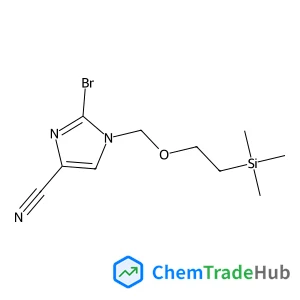 2-Bromo-1-{[2-(trimethylsilyl)ethoxy]methyl}-1H-imidazole-4-carbonitrile