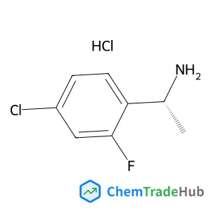 Benzenemethanamine, 4-chloro-2-fluoro-a-methyl-, (aR)- HYDROCHLORIDE