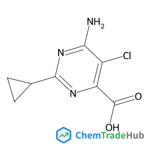 6-Amino-5-chloro-2-cyclopropyl-4-pyrimidinecarboxylic acid