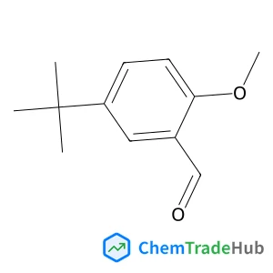 2-Methoxy-5-(2-methyl-2-propanyl)benzaldehyde