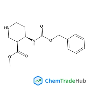 Methyl (3S,4R)-4-{[(benzyloxy)carbonyl]amino}-3-piperidinecarboxylate