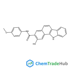2-Hydroxy-N-(4-methoxyphenyl)-11H-benzo[a]carbazole-3-carboxamide