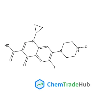 1-Cyclopropyl-6-fluoro-7-(1-oxido-1-piperazinyl)-4-oxo-1,4-dihydro-3-quinolinecarboxylic acid