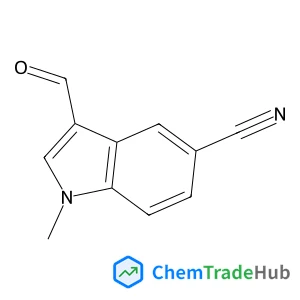 3-Formyl-1-methyl-1H-indole-5-carbonitrile