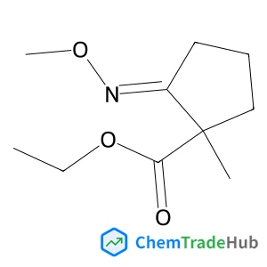 ethyl (2Z)-2-methoxyimino-1-methylcyclopentane-1-carboxylate