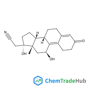 (11beta,14beta)-11,17-Dihydroxy-3-oxo-19-norpregna-4,9-diene-21-nitrile