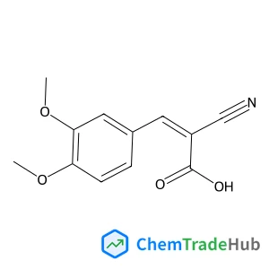 2-Cyano-3-(3,4-dimethoxyphenyl)prop-2-enoic acid