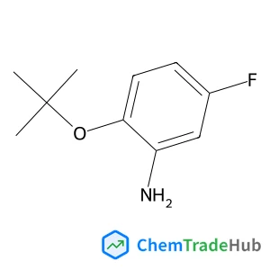 5-Fluoro-2-[(2-methyl-2-propanyl)oxy]aniline