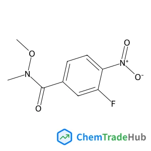 3-Fluoro-N-methoxy-N-methyl-4-nitrobenzamide