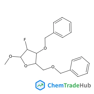 3-Fluoro-2-methoxy-4-phenylmethoxy-5-(phenylmethoxymethyl)oxolane
