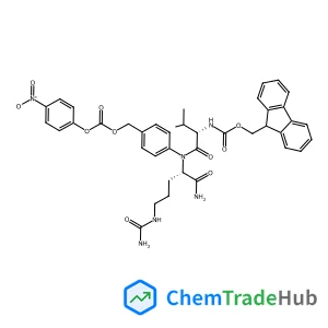 N-[(9H-Fluoren-9-ylmethoxy)carbonyl]-L-valyl-N~5~-carbamoyl-N-[4-({[(4-nitrophenoxy)carbonyl]oxy}methyl)phenyl]-L-ornithinamide