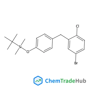 [4-(5-Bromo-2-chlorobenzyl)phenoxy](dimethyl)(2-methyl-2-propanyl)silane