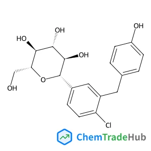 (1S)-1,5-Anhydro-1-[4-chloro-3-(4-hydroxybenzyl)phenyl]-D-glucitol