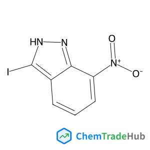 3-iodo-7-nitro-1H-indazole 3-iodo-7-nitro-1H-indazole