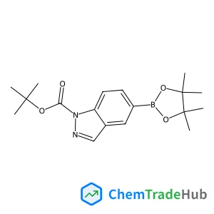 2-Methyl-2-propanyl 5-(4,4,5,5-tetramethyl-1,3,2-dioxaborolan-2-yl)-1H-indazole-1-carboxylate