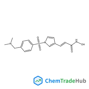 (2E)-3-[1-({4-[(Dimethylamino)methyl]phenyl}sulfonyl)-1H-pyrrol-3-yl]-N-hydroxyacrylamide