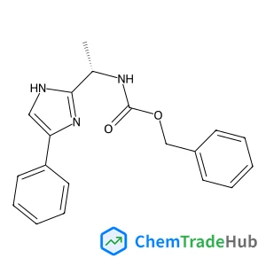 Benzyl [(1S)-1-(4-phenyl-1H-imidazol-2-yl)ethyl]carbamate
