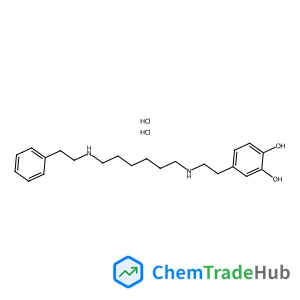 1,2-Benzenediol,4-[2-[[6-[(2-phenylethyl)amino]hexyl]amino]ethyl]-, hydrochloride (1:2)